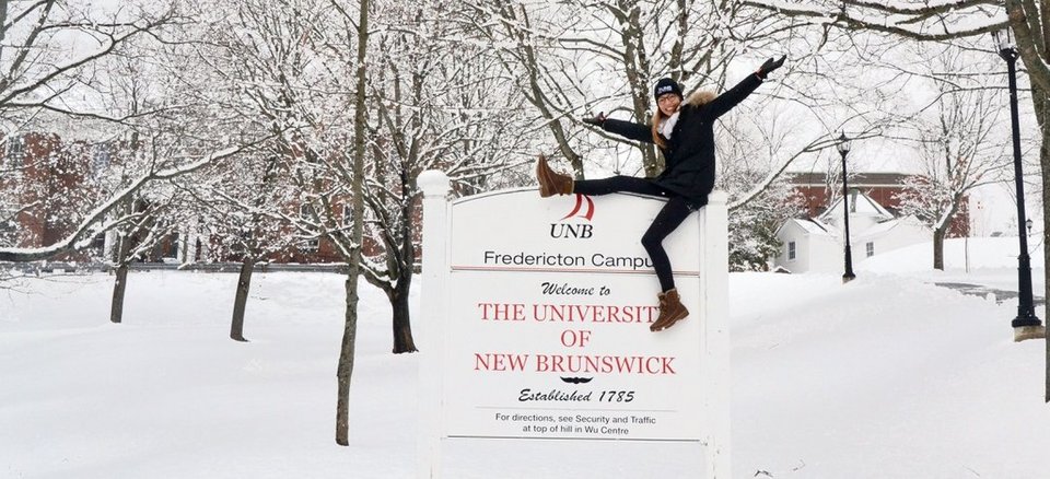 Marlene Schneller an der Universität New Brunswick